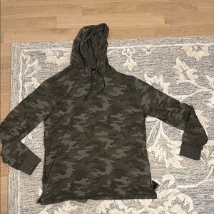 Jockey Men's Green Camouflage Hoodie